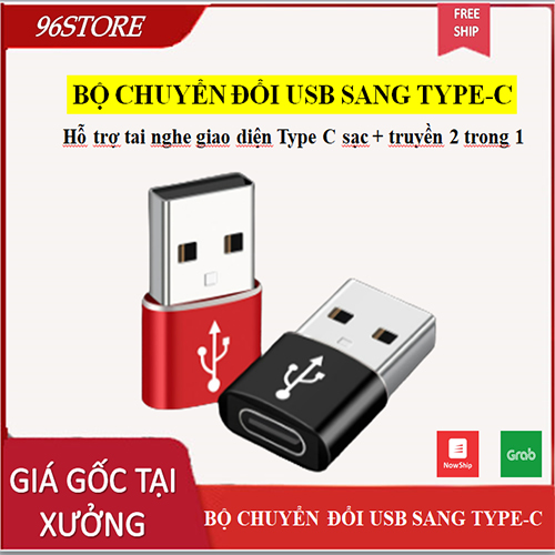 Đầu Chuyển Đổi OTG Cổng Usb 3.0 Type A Sang USB 3.1 Type C