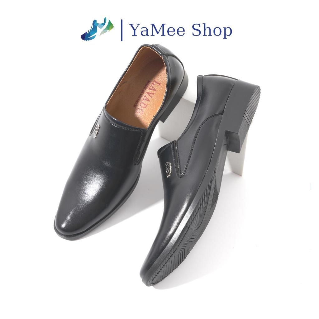Giày công sở nam nappa cao cấp màu đen G101