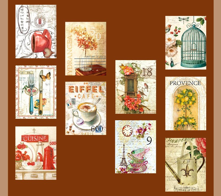 Die-cut tape - Băng keo sticker tem cổ điển