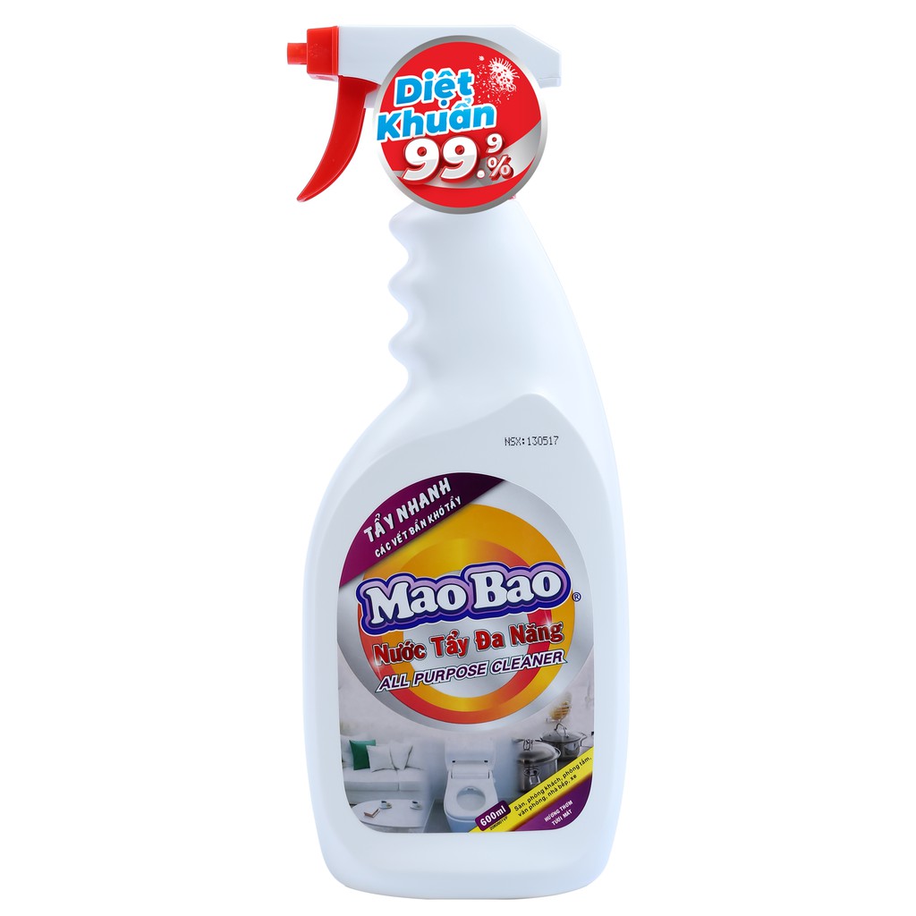 [HCM][Xịt tẩy đa năng - Mua 3 tặng khăn] Nước tẩy đa năng Mao Bao 600ml