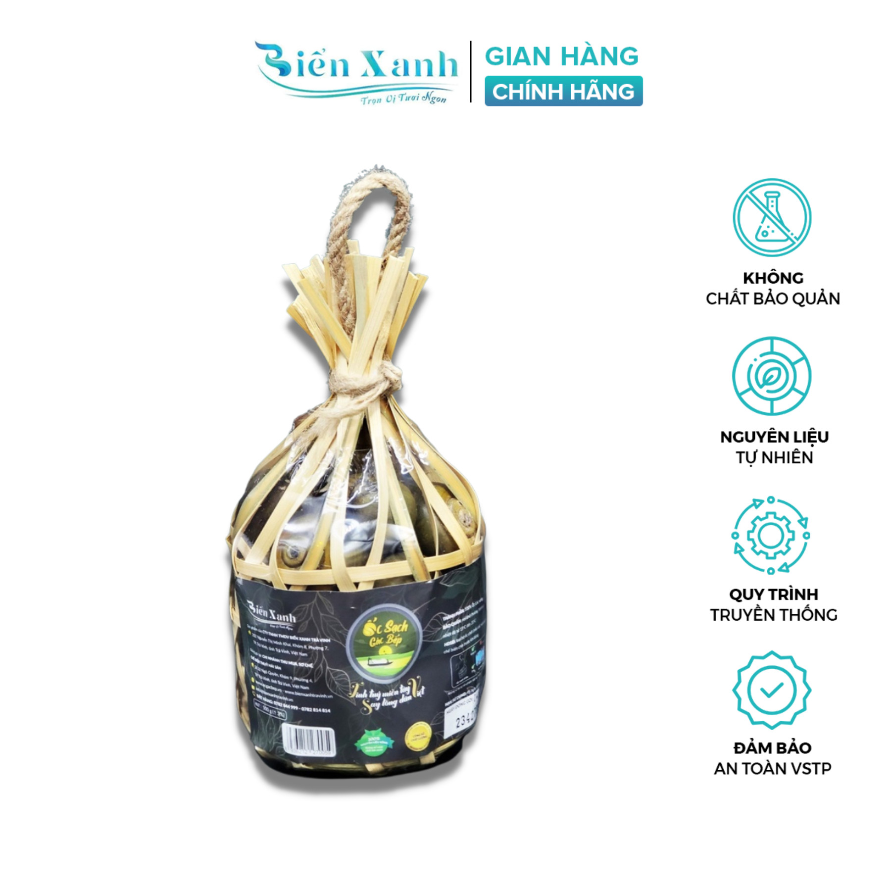 Ốc Sạch Gác Bếp (Giỏ Tre 1KG)