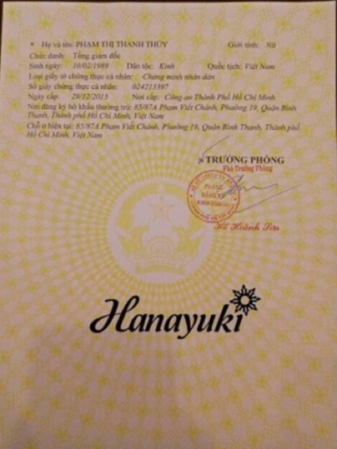 Sữa rửa mặt Y học Hanayuki