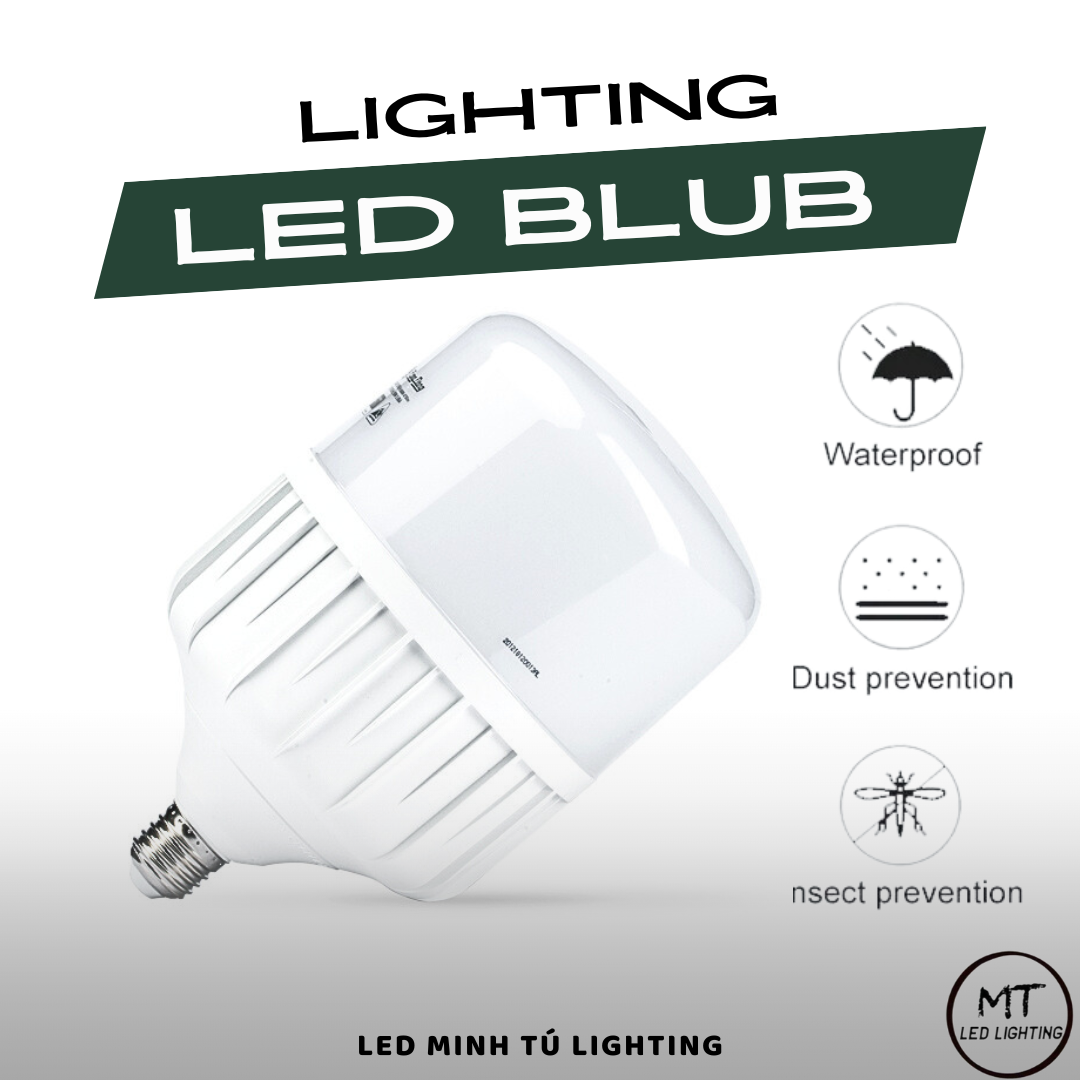 COMBO 4 CÁI BÓNG ĐÈN LED TRỤ 40W