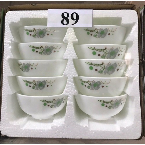 [HCM][COMBO 10 CÁI ] BỘ CHÉN SỨ HOA VĂN CAO CẤP - CHÉN SỨ TRÁNG MEN- TÔ VÀ CHÉN