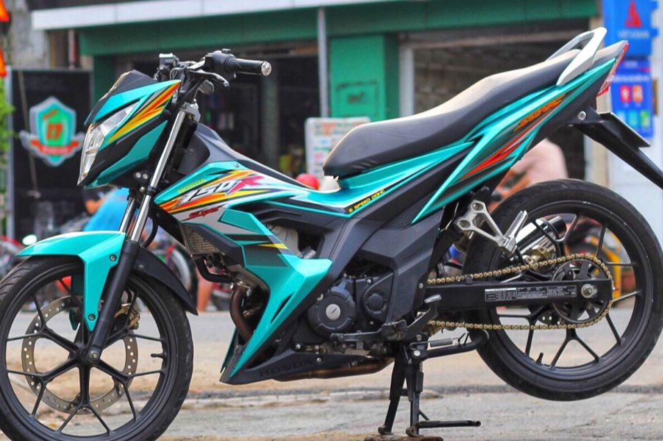 Tem Sonic 150R Dán Xe Xanh Ngọc Lục Bảo