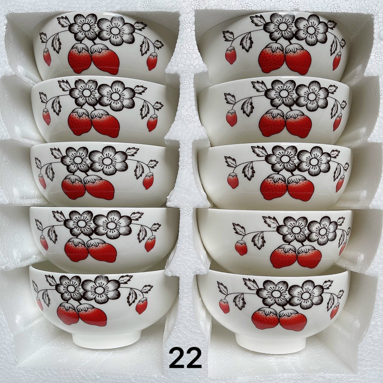 [HCM]CHÉN CƠM SỨ ( 1 BỘ/10 CÁI )