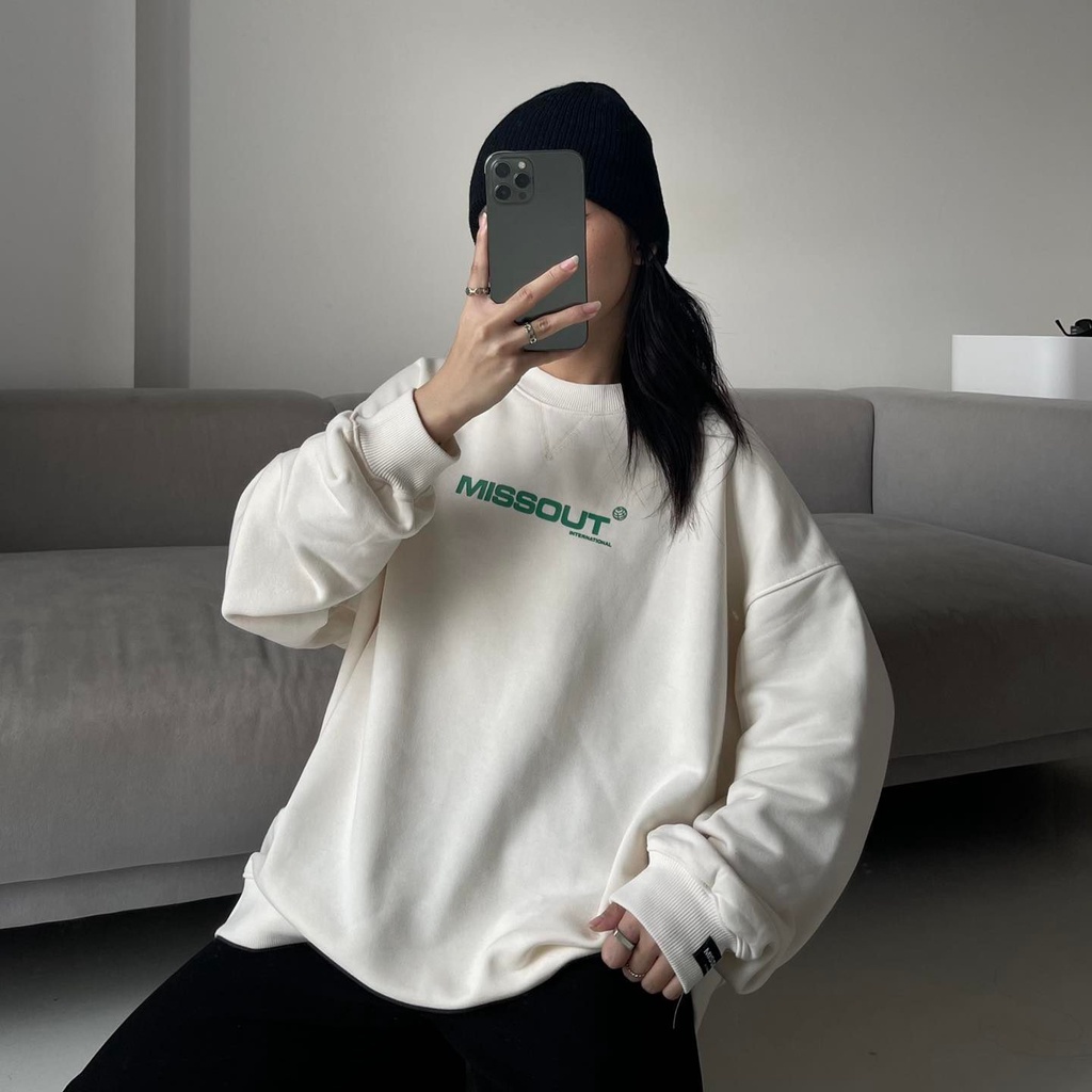 [HCM]Áo Sweater Missout full tag (chính hãng)