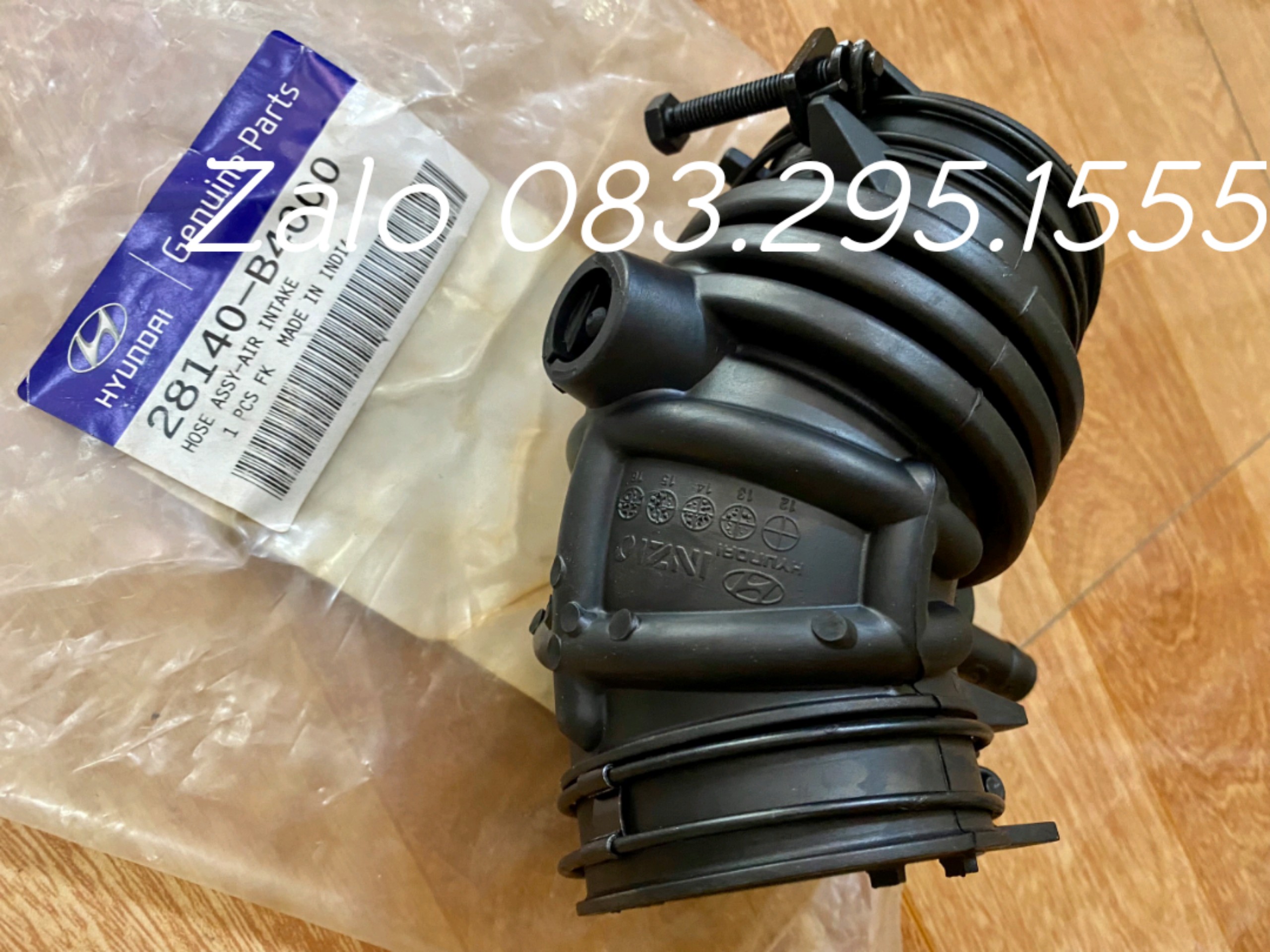 Grand I10 Air Intake Rubber Hose, Short Neck, Genuine