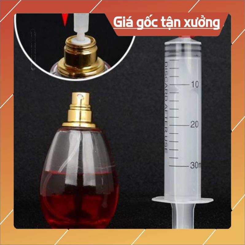 [Combo 10c] Ống xilanh có đầu chiết nước hoa 10ml