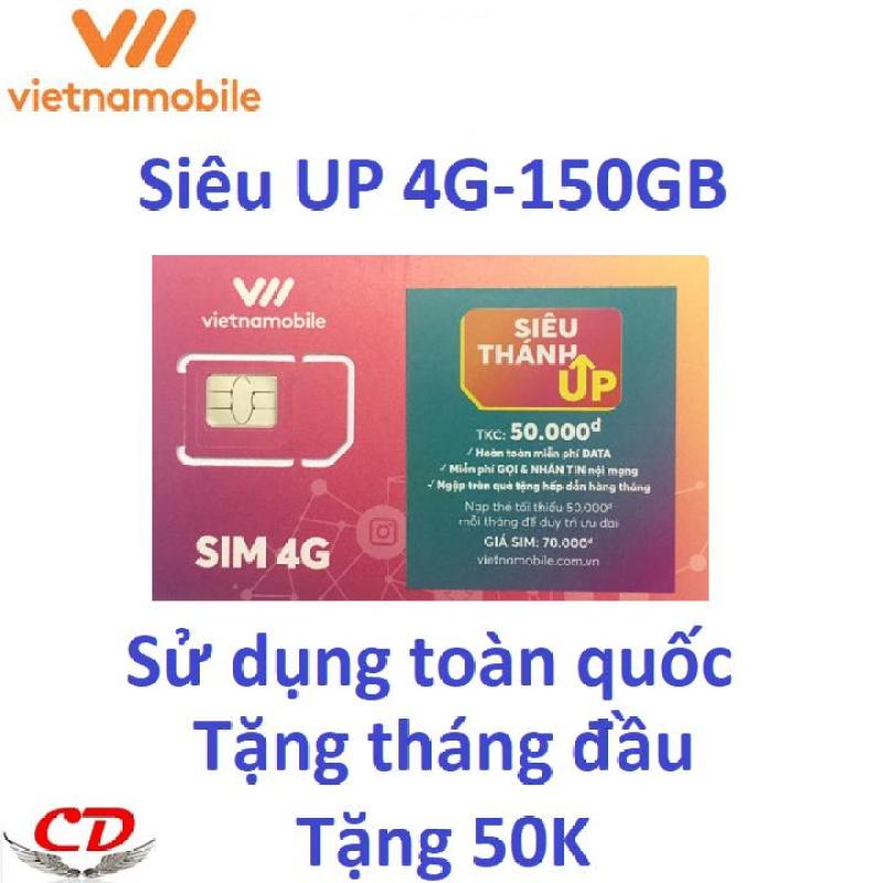 Siêu thánh sim UP- 4G VNMB miễn phí max 150GB data-upxanh-CK