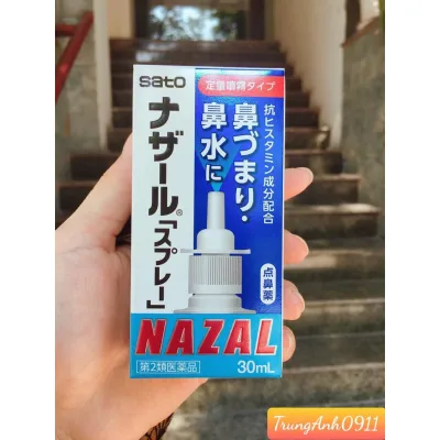 Xịt mũi viêm xoang Nazal Nhật Bản Sato