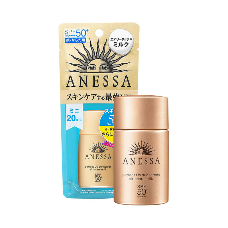 Kem chống nắng dưỡng da dạng sữa bảo vệ hoàn hảo Anessa Perfect UV Sunscreen Skincare Milk 20ml