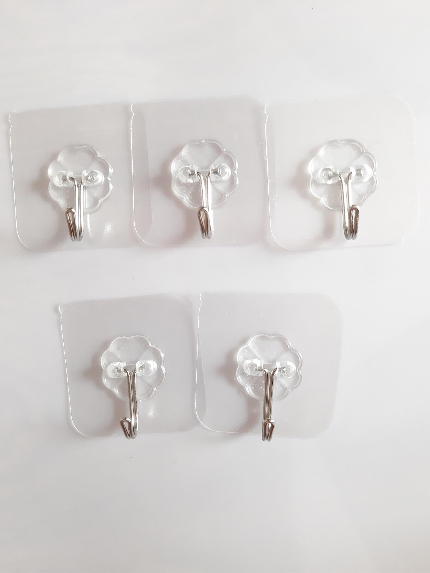 [HCM]Móc dán tường siêu dính trong suốt ( bộ 10 móc dán )