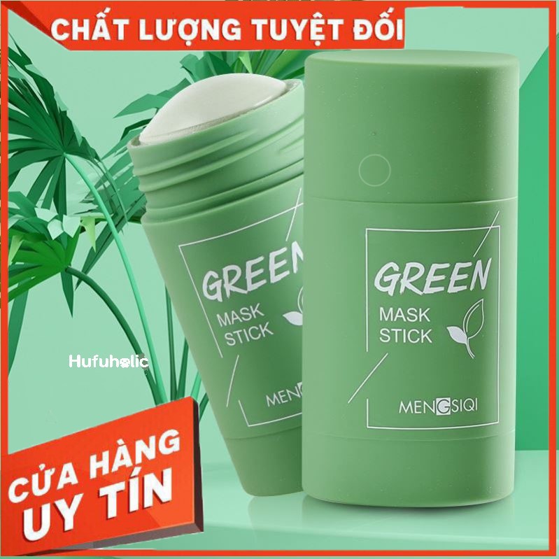 Mặt Nạ Bùn Trà Xanh MENGSIQI Dạng Đầu Lăn , Ngừa Mụn , Trắng Da , Se Khít Chân Lông