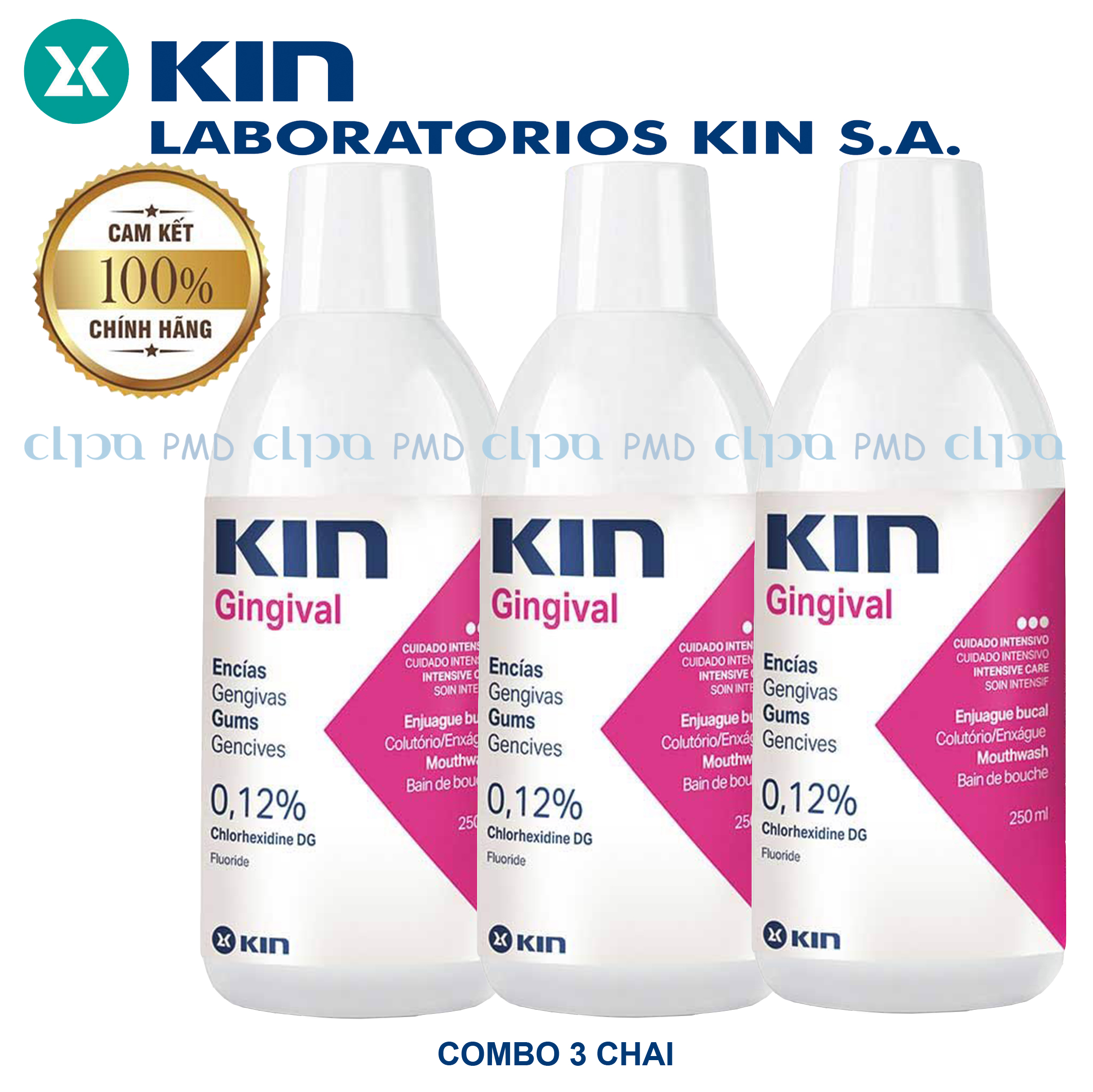 DUNG DỊCH SÚC MIỆNG - SÚC HỌNG 0.12% CHLORHEXIDINE KIN GINGIVAL