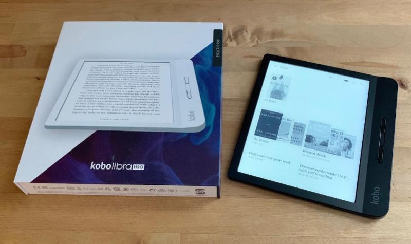 Máy đọc sách Kobo Libra - nguyên seal - bảo hành 12 tháng - hỗ trợ cài đặt online