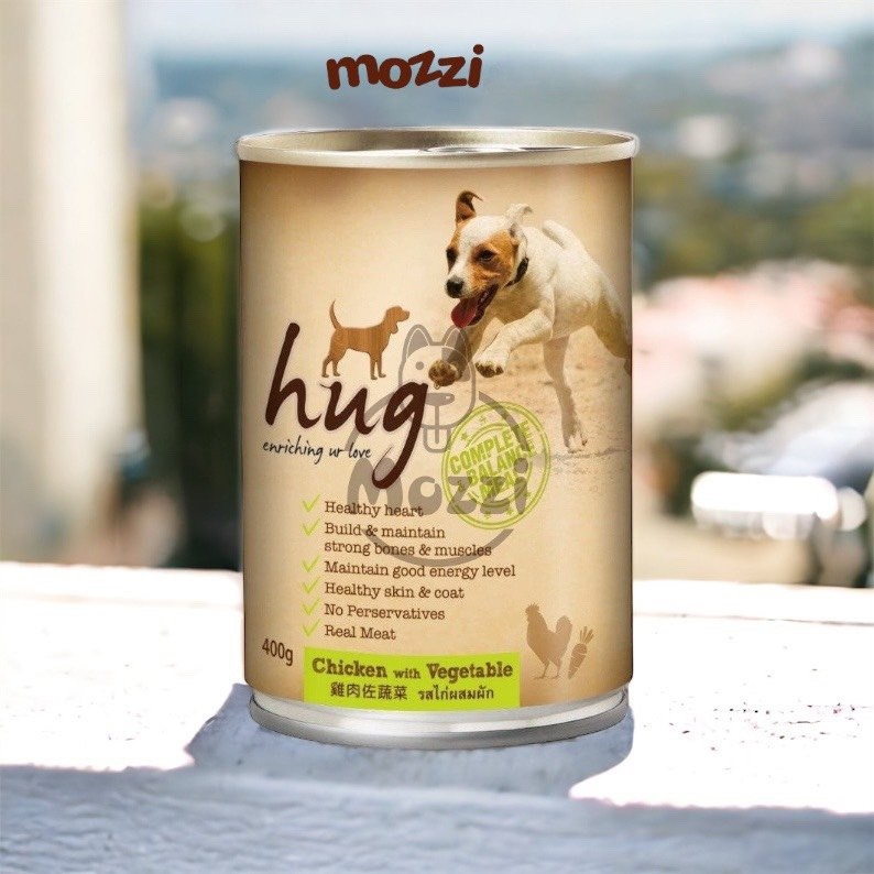 Pate cho chó Hug lon 400gr