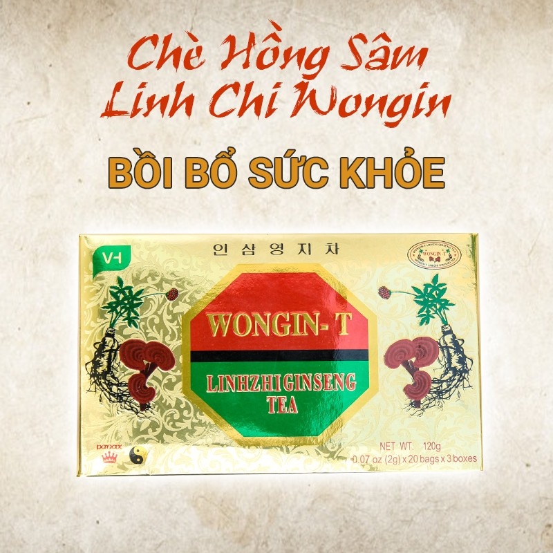 Đông trùng hạ thảo Hồng sâm Linh chi WONGIN PLUS (MẪU MỚI THÊM TINH CHẤT ĐÔNG TRÙNG HẠ THẢO)