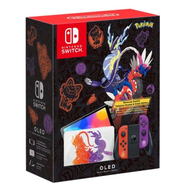 [TRẢ GÓP 0%] NINTENDO SWITCH OLED MODEL POKEMON SCARLET & VIOLET EDITION