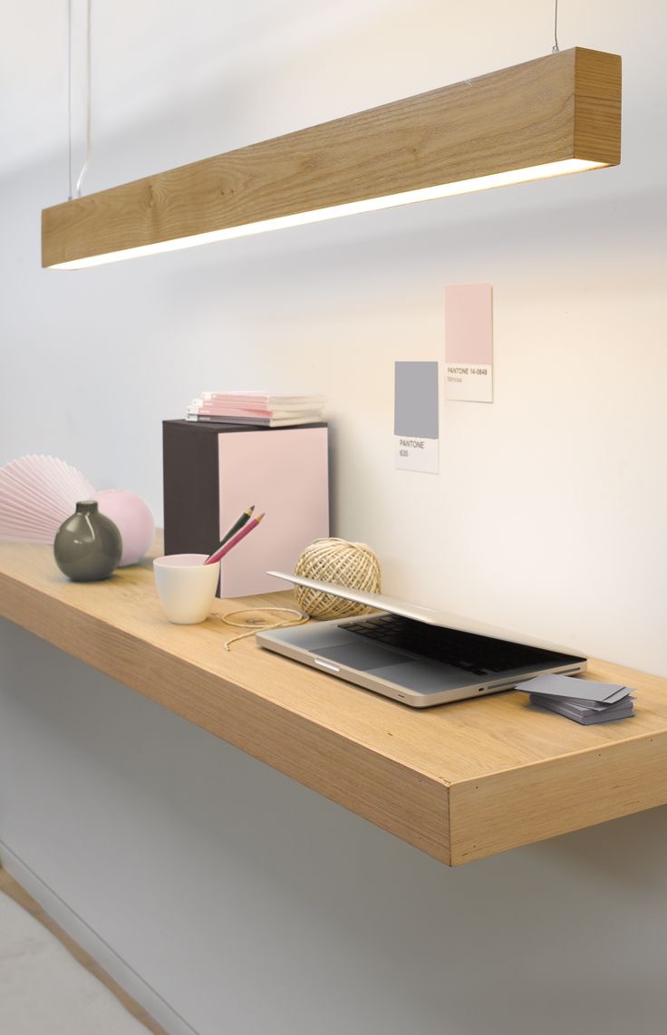 Đèn thanh gỗ- đèn gỗ MDF - đèn thả trần PGK