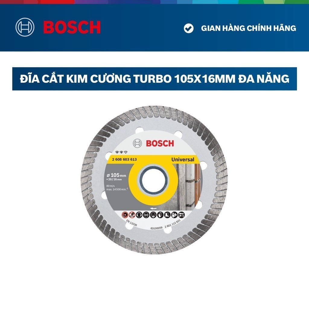 Đá cắt kim cương Bosch Turbo
