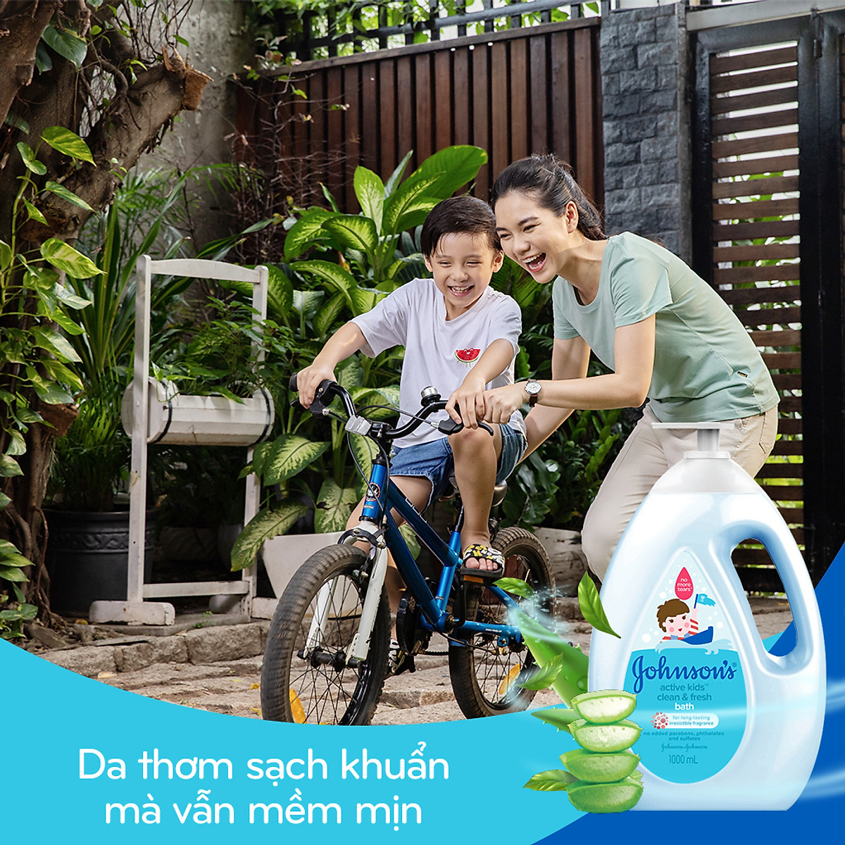 [FreeshipMAX] [HCM] Sữa Tắm Johnson's Baby Active Fresh cho Bé - Dung Tích 1000ml