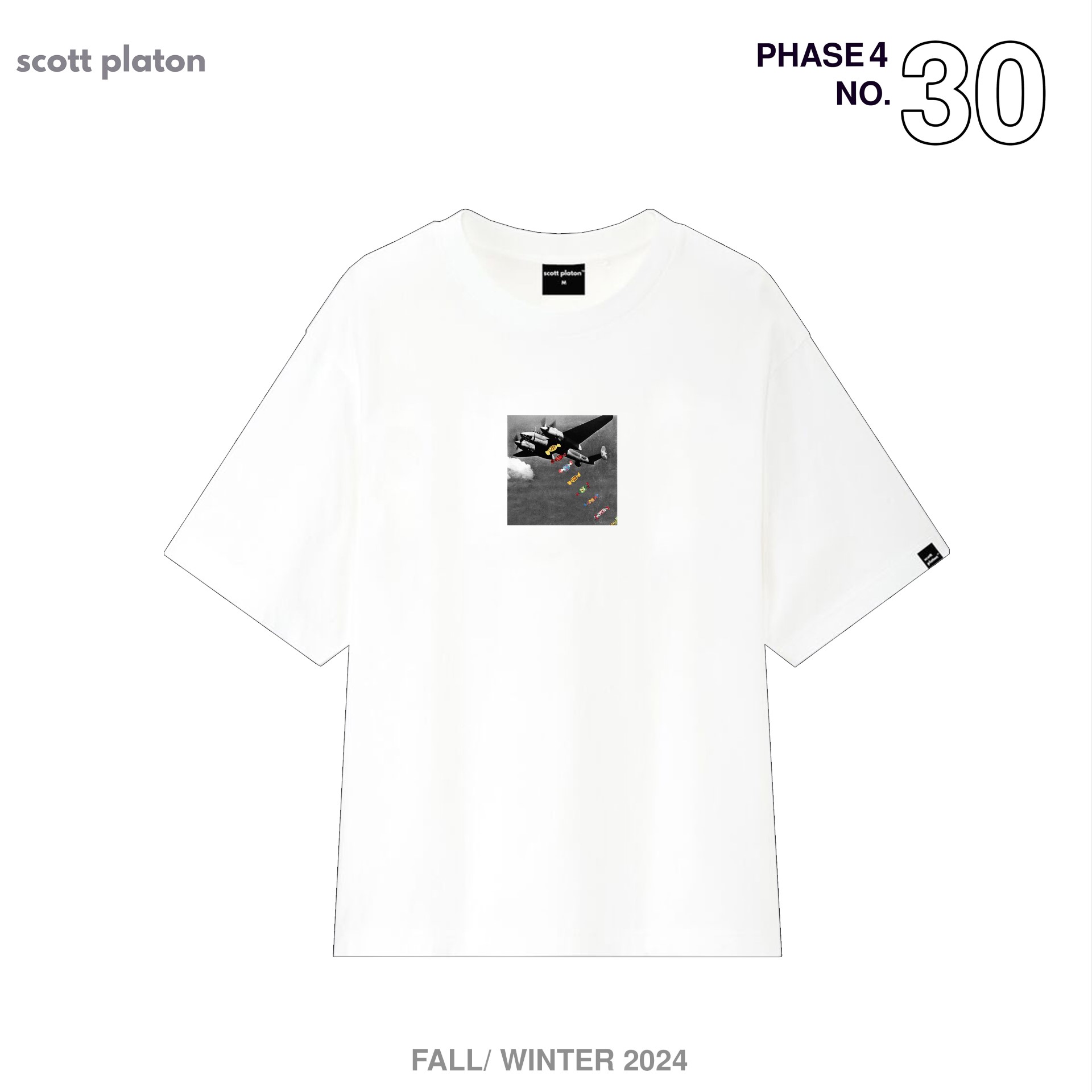 Scott Platon Áo thun Make Money Not War - Chất liệu cotton dày dặn đứng form
