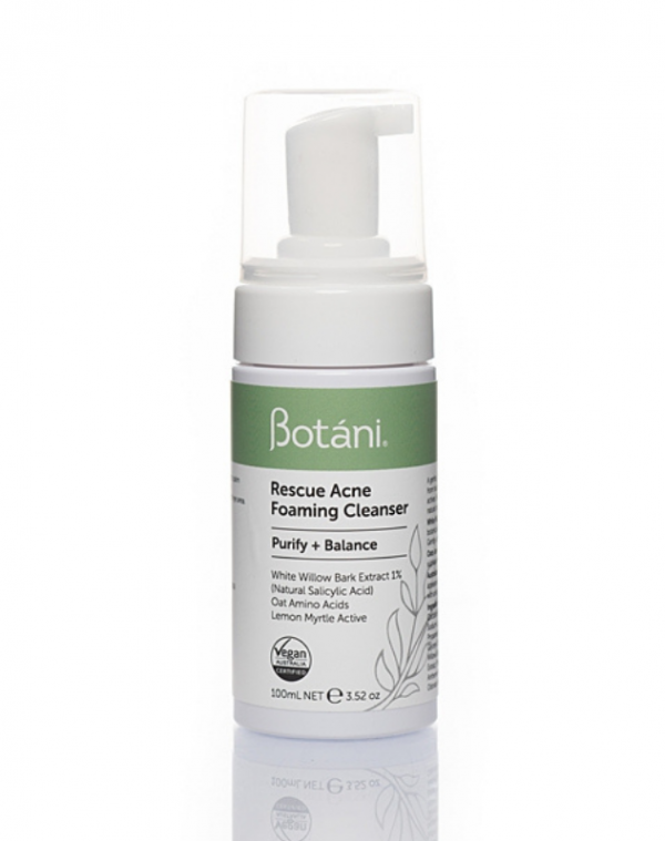 Sữa Rửa Mặt Dạng Bọt Dành cho da Mụn Botani- Rescue Acne Foaming Cleanser Botani