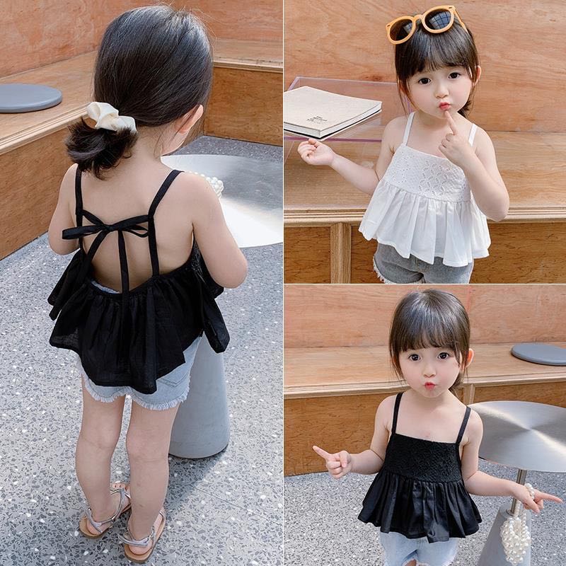 Áo dây hở lưng cho bé gái từ 7-17 kí