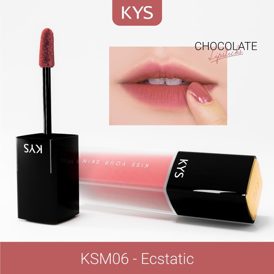 Son kem lì Chocolate khử chì Kys Hồng Đất 4g