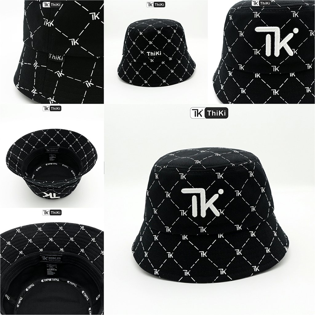 Nón Bucket Monogram THIKI chính hãng