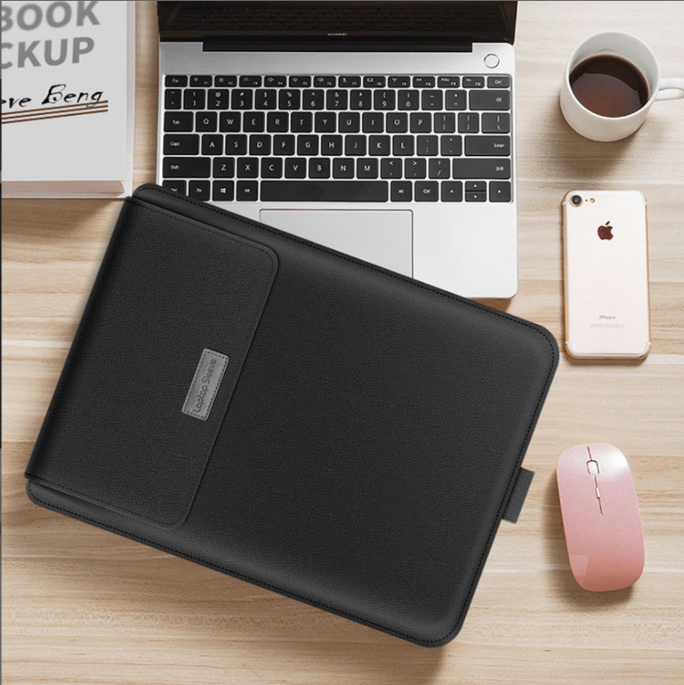 PKTL Bao da đa năng Laptop Sleeve (Đen)