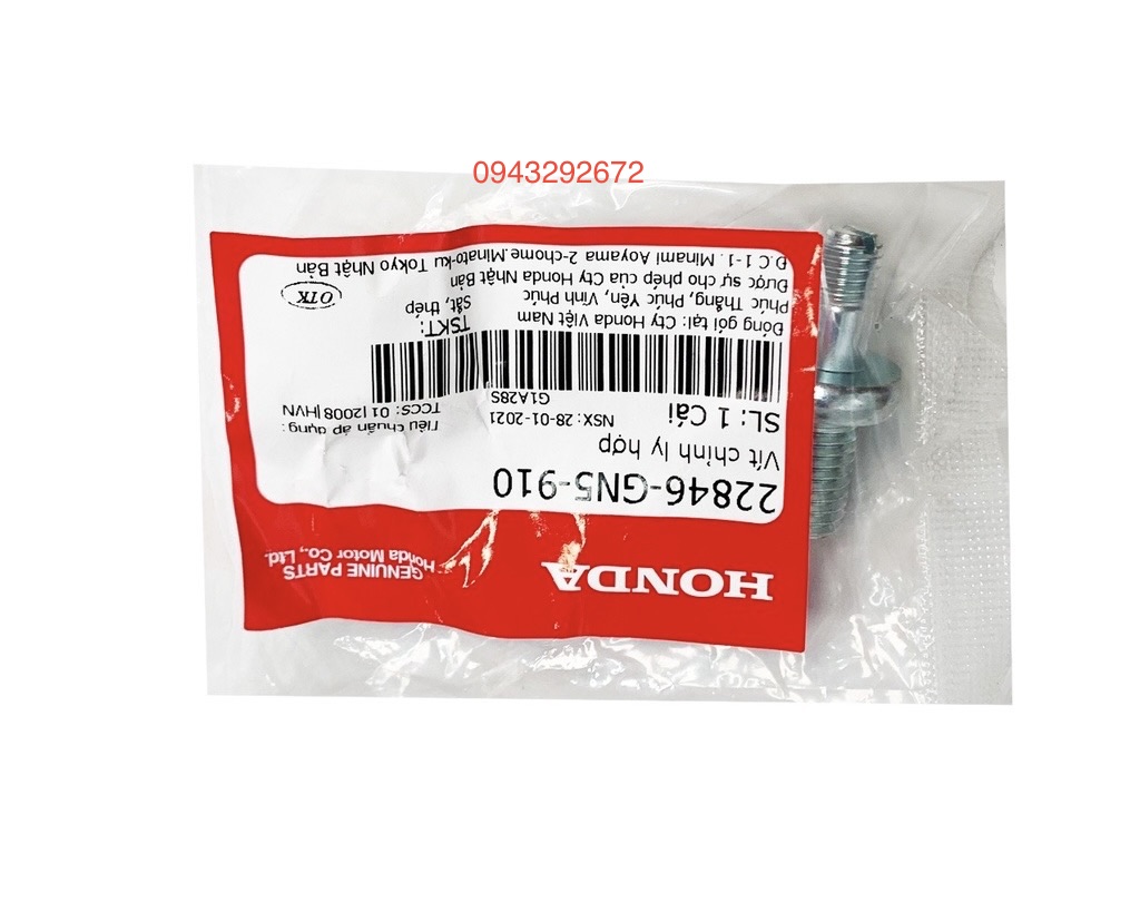 Vít Chỉnh Ly Hợp ( Côn ) Honda Dream, Wave, Future 1... ( 22846GN5910 )
