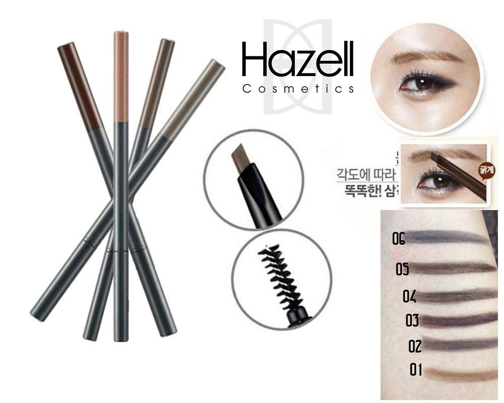 Chì Kẻ Mày 2 Đầu The Face Designing Eyebrow Pencil