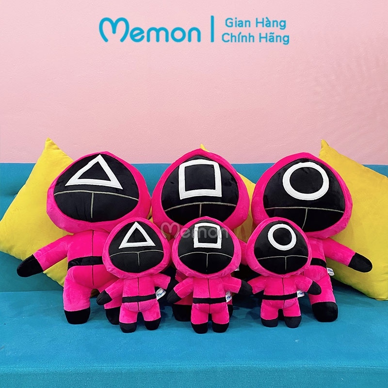 [Mã LIFEM1 giảm 50k đơn 99k] Gấu Bông Trò Chơi Con Mực Squid Game Cao Cấp Memon