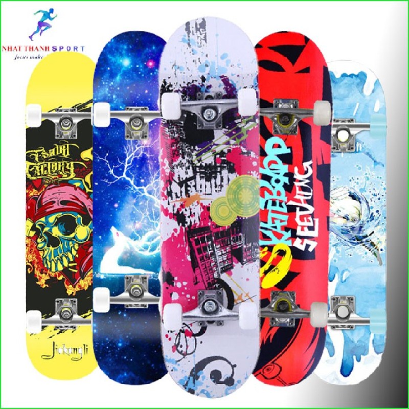 Mua Ván Trượt GUROSS GR009 Skateboard, Ván Trượt Thể Thao Đạt Chuẩn Thi Đấu, Ván Trượt Gỗ Phong Ép 8 Lớp Mặt Nhám Chịu Lực Tốt, Siêu Bền