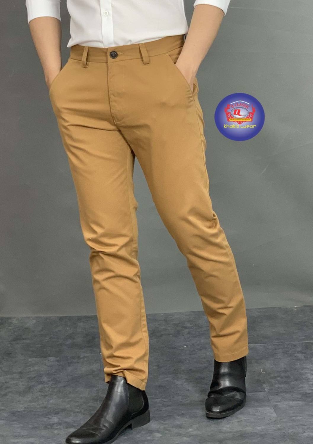 Quần kaki nam form ôm Hàn Quốc Q0008