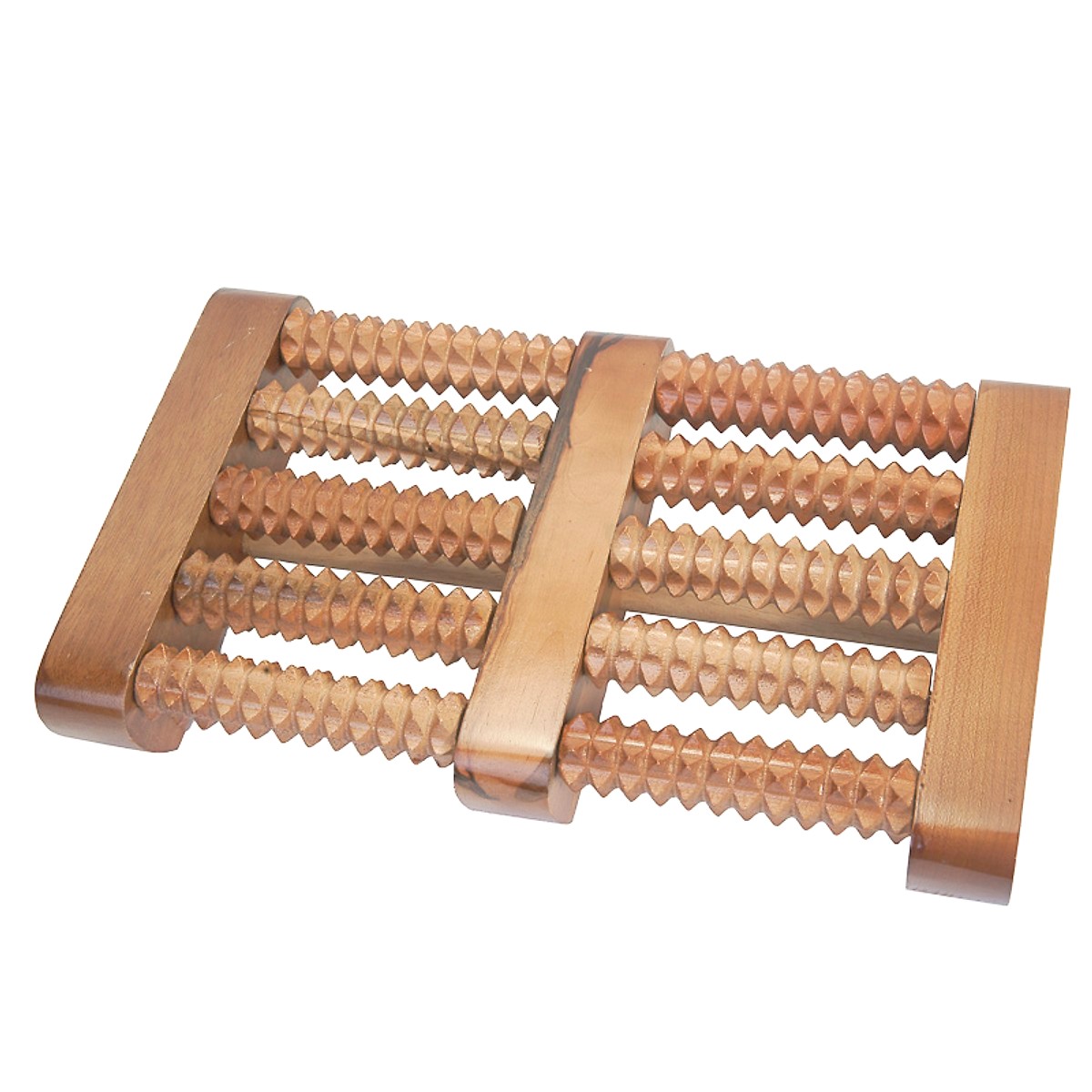 Bàn lăn gỗ Massage chân 5 hàng