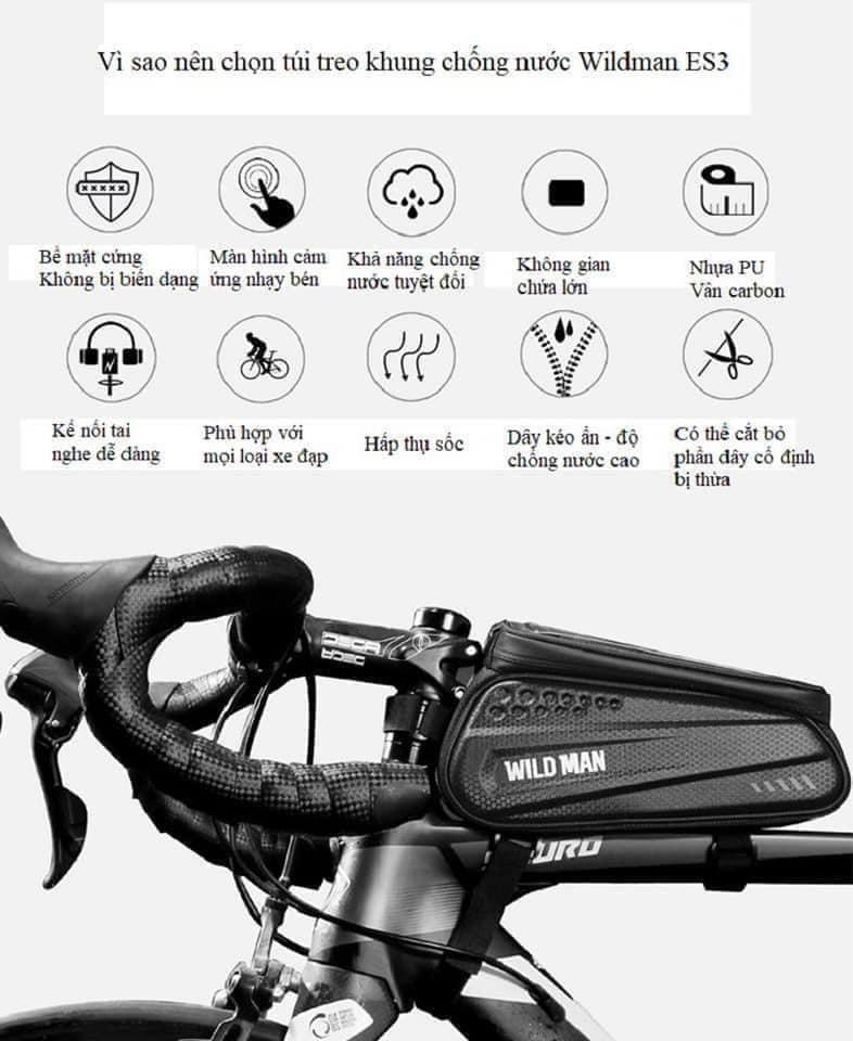 Túi xe đạp WILD MAN XC