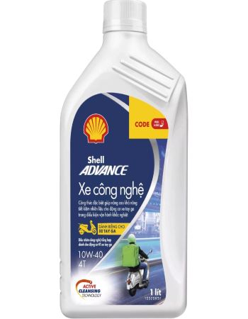SHELL ADVANCE TECHBIKE SCOOTER 10W-40 dung tích 1L