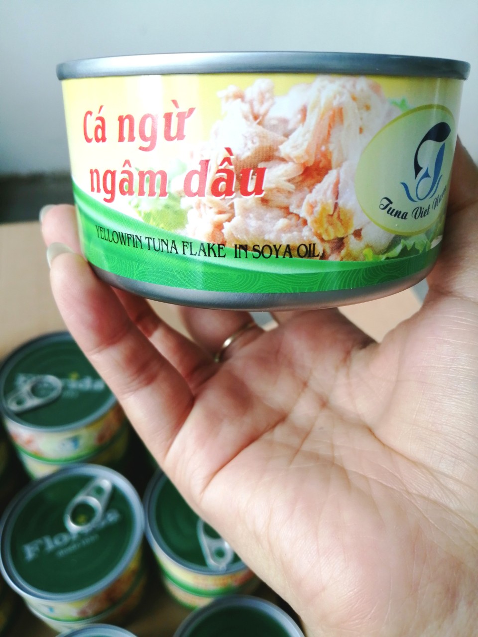 Cá ngừ ngâm dầu (thịt xé)