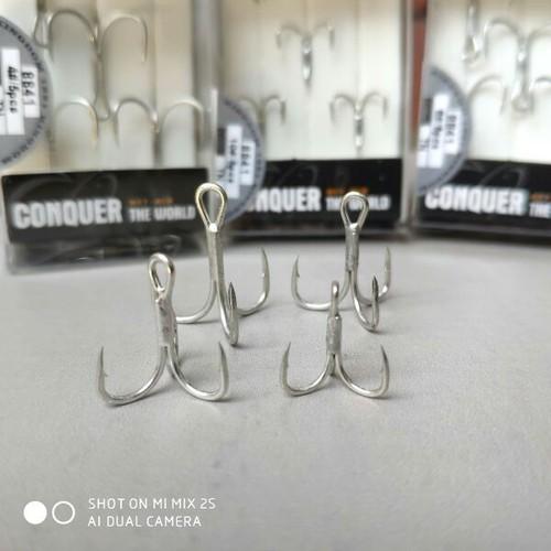 Lưỡi Câu Ba Tiêu BKk Hàng Cao Cấp ComBo 5 Lưỡi