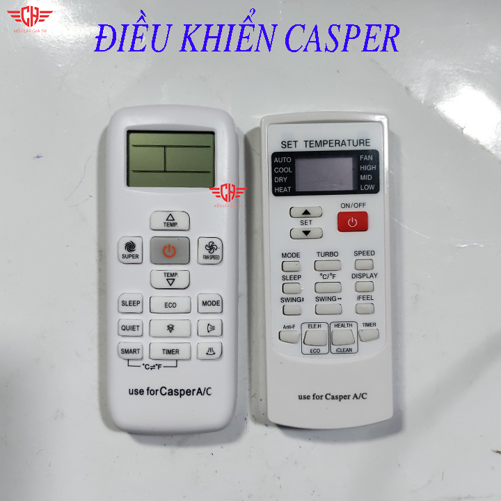 ĐIỀU KHIỂN ĐIỀU HÒA CASPER