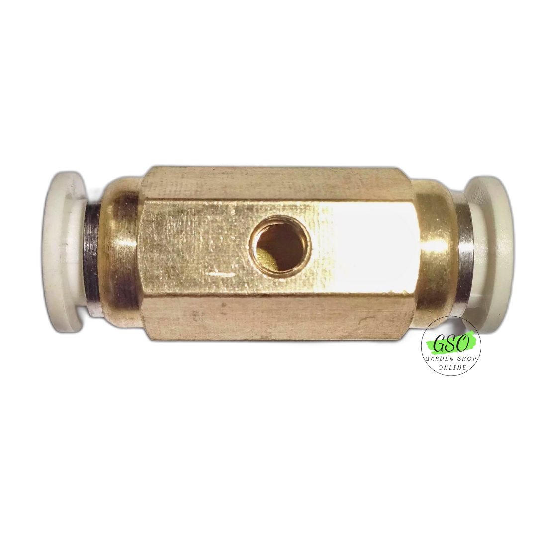 Đế mounted misting nozzles copper quick connector-connection between 2 Head 8mm