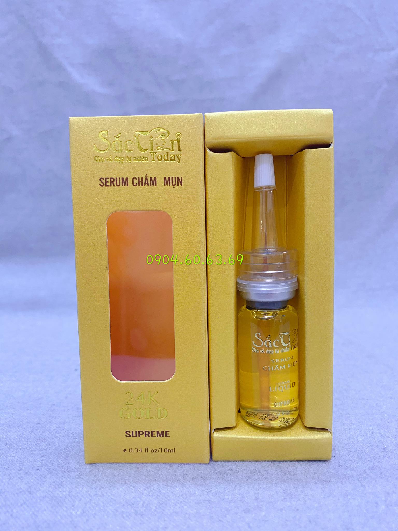 Serum chấm mụn 24k gold 10ml sắc tiên
