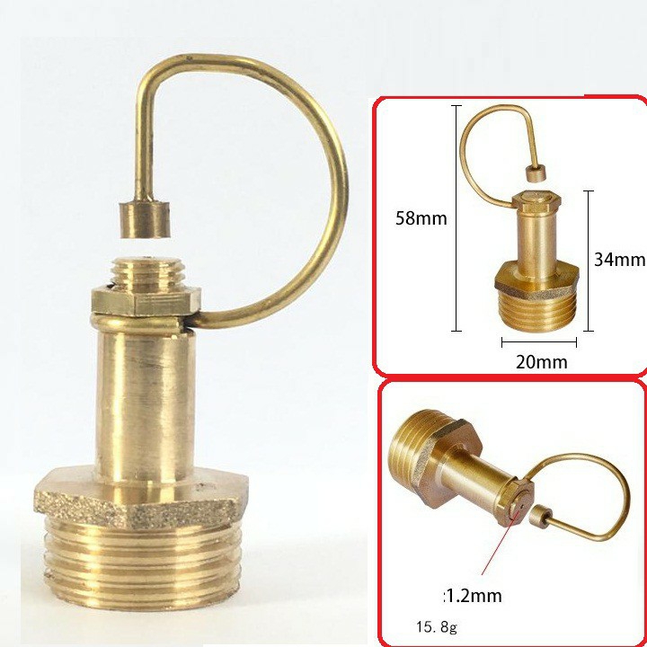 Vòi phun sương dùng lắp hệ thống tưới cây tự động chất liệu đồng thau