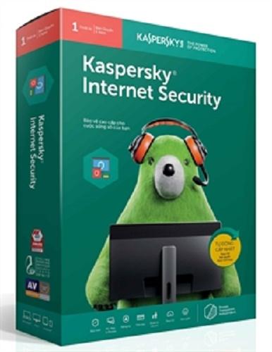 Phần mềm diệt VirusKaspersky Internet Sercurity (KIS) bản quyền 1 năm (Box)