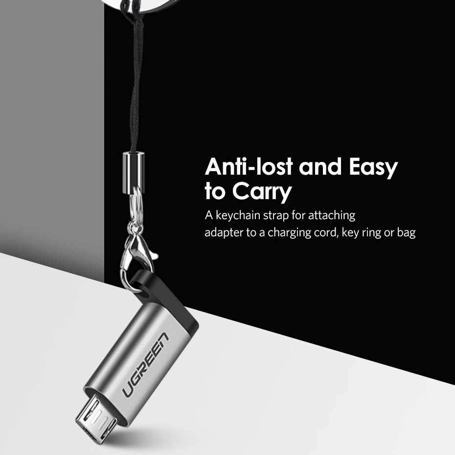 Đầu chuyển USB Type C sang Micro USB Ugreen 50590
