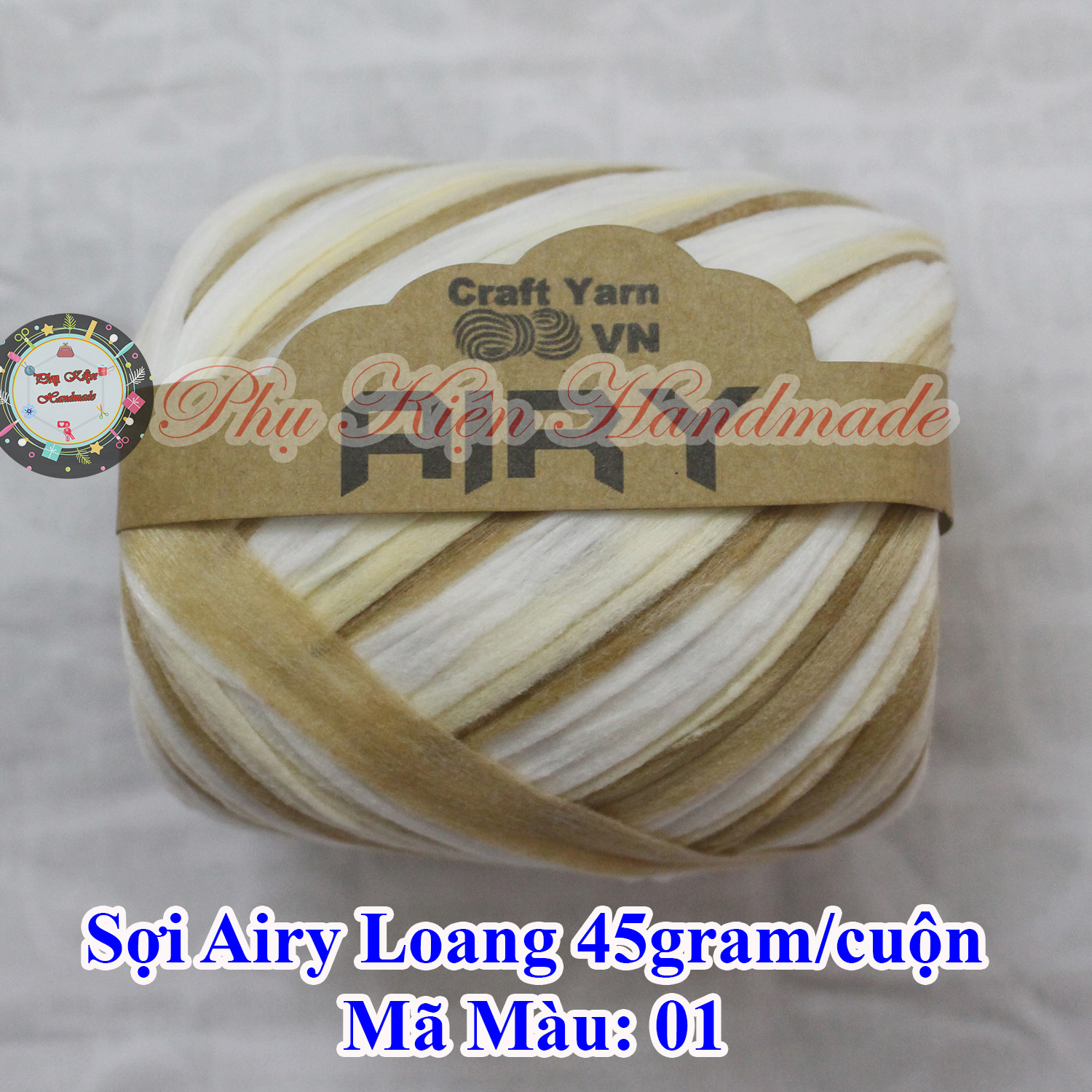 Sợi Airy loang 40gram/ cuộn