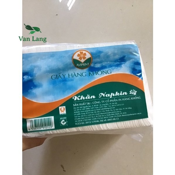 Giấy ăn hàng không 2 lớp - khăn giấy hàng không Napkin gói 300g